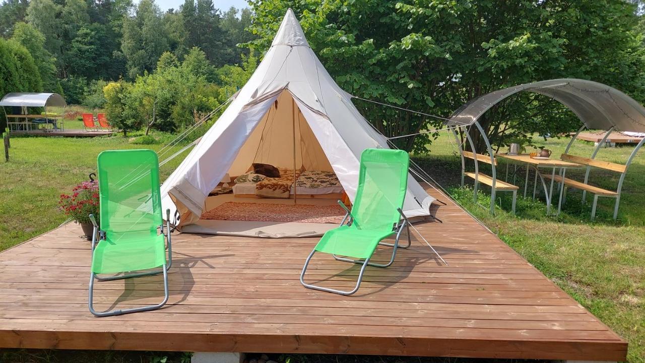 Glamping Fluffy Horns - Glempings Pukainie Ragi Hotel Plieņciems Екстериор снимка