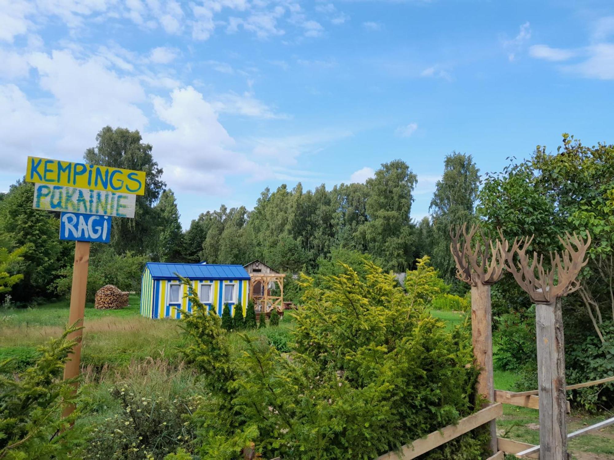 Glamping Fluffy Horns - Glempings Pukainie Ragi Hotel Plieņciems Екстериор снимка